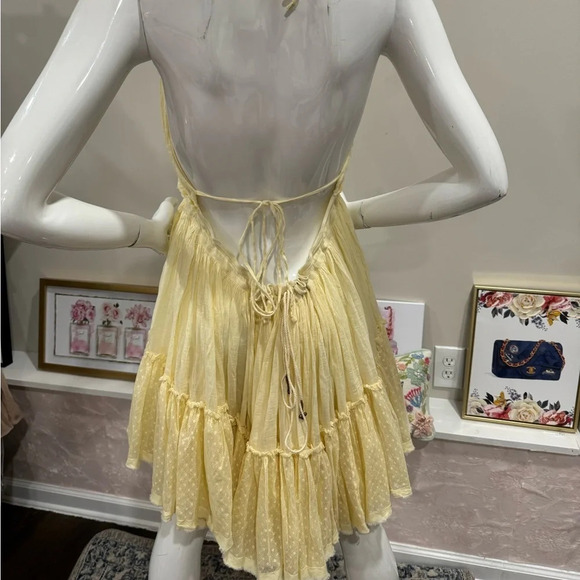 NWOT FREE PEOPLE Robe courte 100 Degree Sz : L - Picture 9 of 12